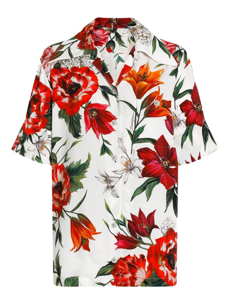  Dolce & Gabbana Silk Shirt - White 