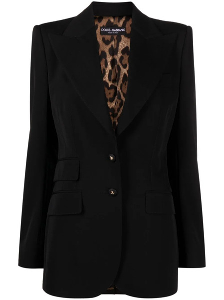 Dolce & Gabbana Single-breasted Blazer - Black 