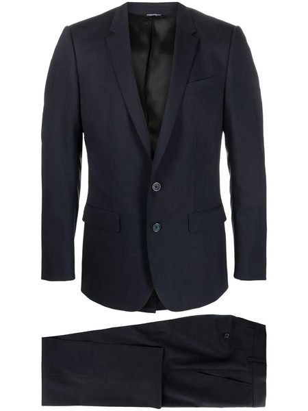  Dolce & Gabbana Single-breasted Virgin-wool Suit - Blue 