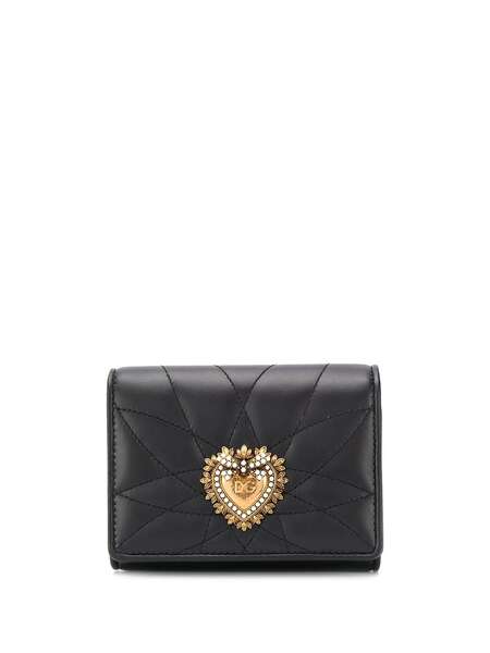  Dolce & Gabbana Small Devotion Continental Wallet - Black 