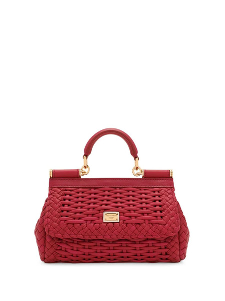  Dolce & Gabbana Small Sicily Shoulder Bag - Red 