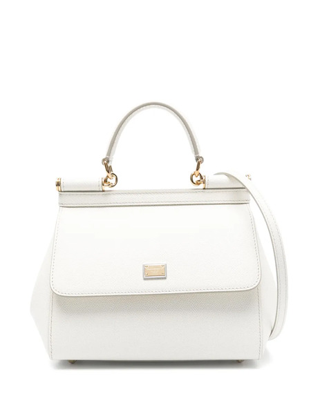  Dolce & Gabbana Small Sicily Tote Bag - White 