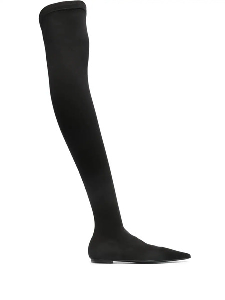  Dolce & Gabbana Thigh-high Flat Boots - Black 