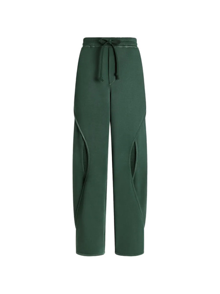  Dolce & Gabbana Treated Jersey Trousers - Green 