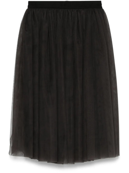  Dolce & Gabbana Tulle Midi Skirt - Black 