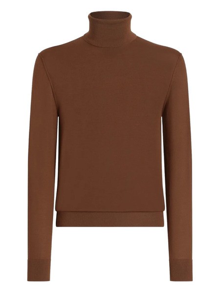  Dolce & Gabbana Turtleneck Sweater - Brown 