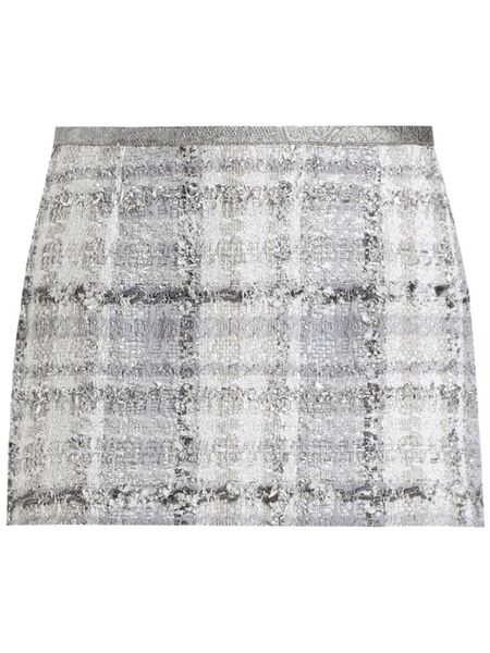  Dolce & Gabbana Tweed Mini Skirt - Grey 