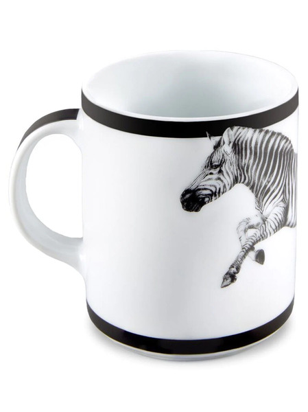  Dolce & Gabbana Zebra Porcelain Mug - White 