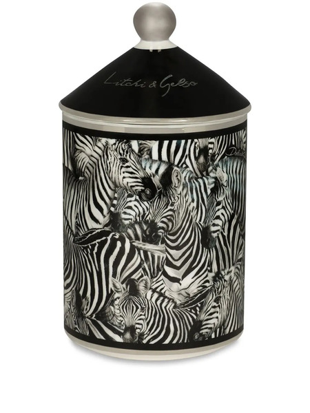  Dolce & Gabbana Zebra-print Scented Candle - Black 