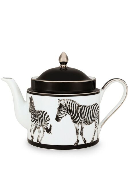  Dolce & Gabbana Zebra-print Teapot - White 