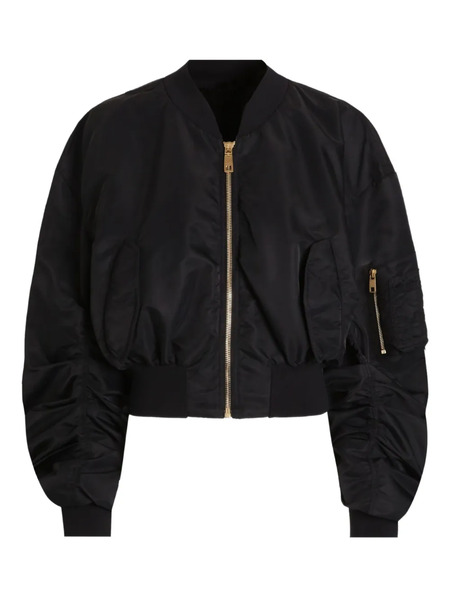  Dolce & Gabbana Zip-up Bomber Jacket - Black 