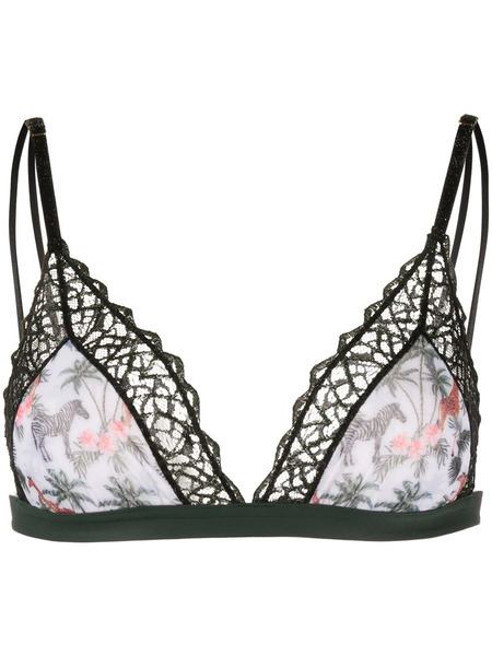  Dolci Follie Zebra Soft Triangle Bra - Black 