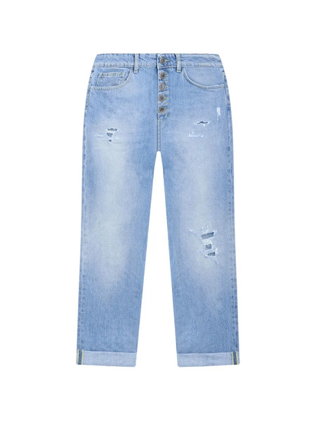  Dondup Belt-loop Buttoned Jeans - Blue 