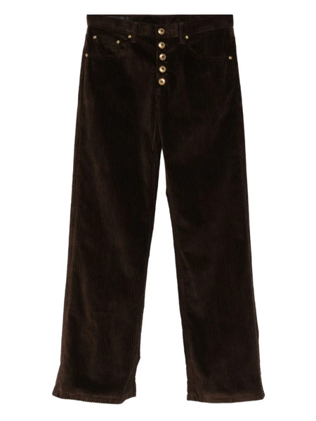  Dondup Buttoned Corduroy Pants - Brown 