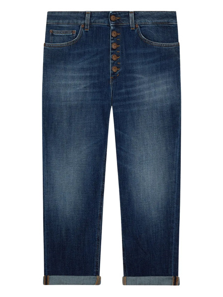  Dondup Buttoned Cuffed Jeans - Blue 