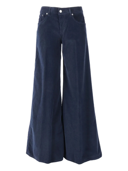  Dondup Corduroy Wide-leg Jeans - Blue 
