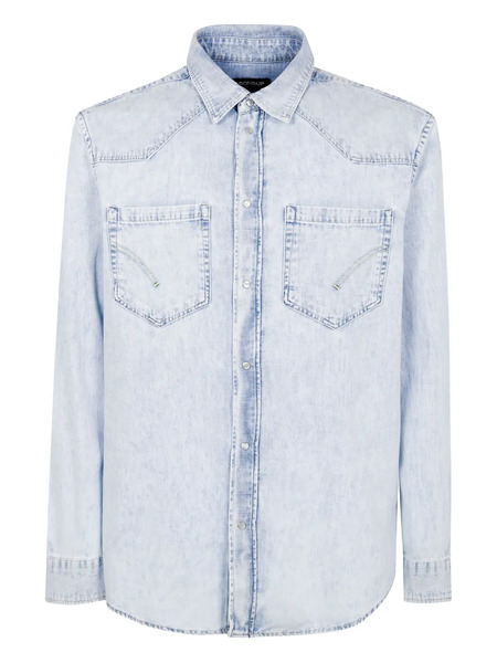  Dondup Cotton Shirt - Blue 