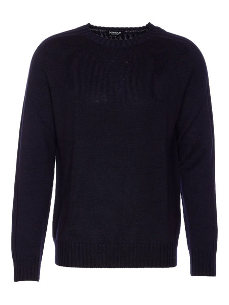  Dondup Crew Neck Wool Sweater - Blue 