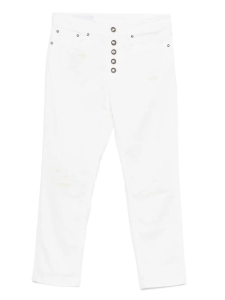  Dondup Cropped Trousers - White 