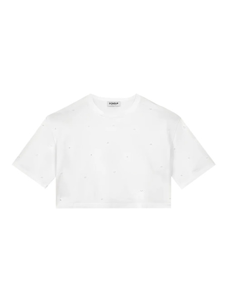  Dondup Crystal-embellished T-shirt - White 