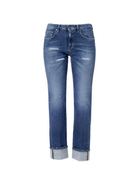  Dondup Distressed Cropped Jeans - Blue 