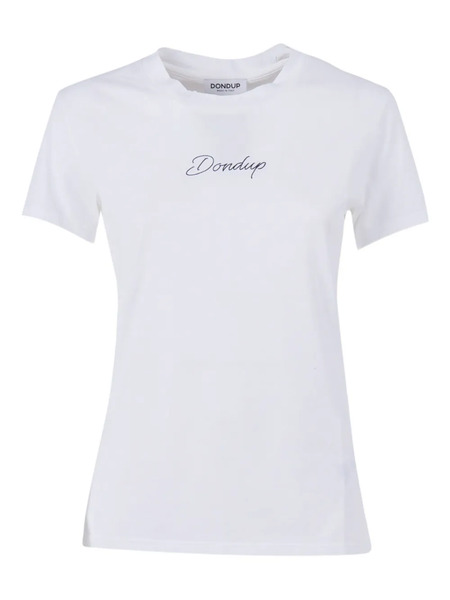  Dondup Embroidered Crew-neck T-shirt - White 