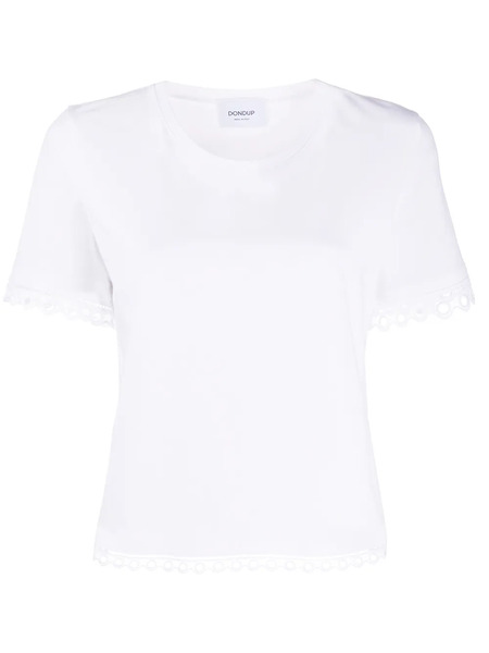  Dondup Embroidered D-logo T-shirt - White 