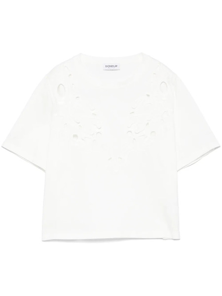  Dondup Embroidered T-shirt - White 