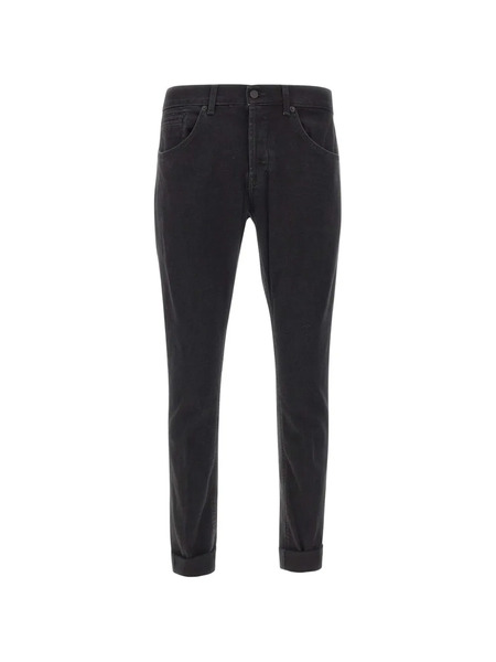  Dondup George Five-pocket Logo Jeans - Black 