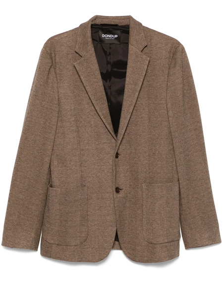  Dondup Herringbone-pattern Blazer - Brown 