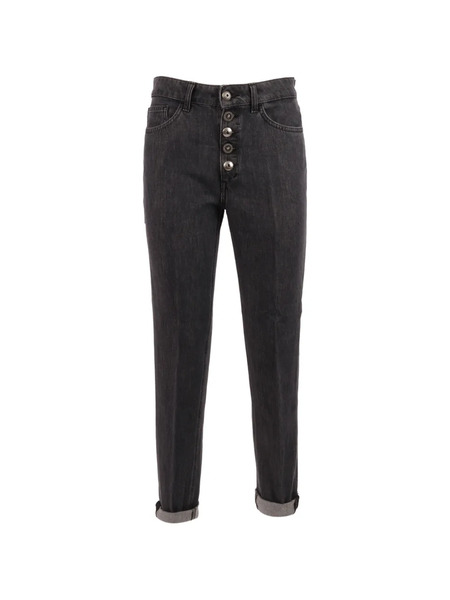  Dondup Kids Cropped Tapered Jeans - Grey 