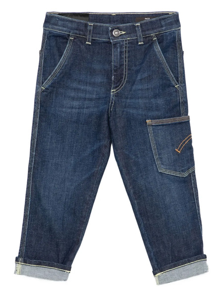 Dondup Kids Cuffed Jeans - Blue 