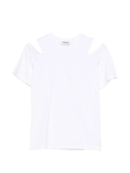  Dondup Kids Cut-out T-shirt - White 