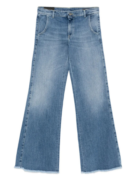  Dondup Kids Frayed-hem Jeans - Blue 