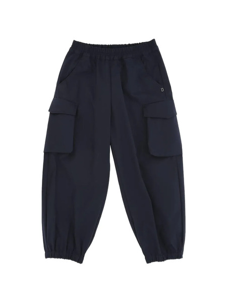  Dondup Kids Logo-appliqué Cargo Trousers - Blue 