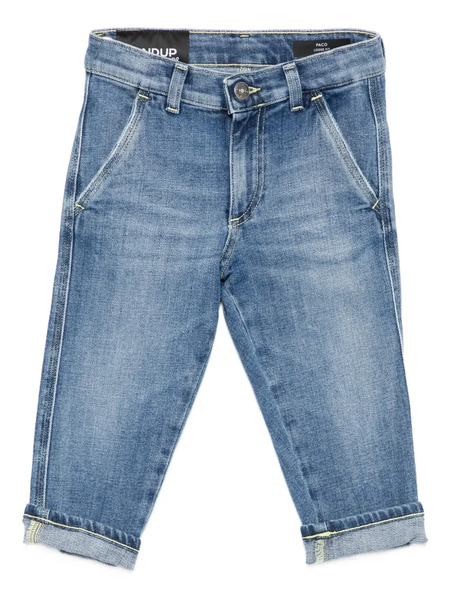  Dondup Kids Logo-patch Jeans - Blue 