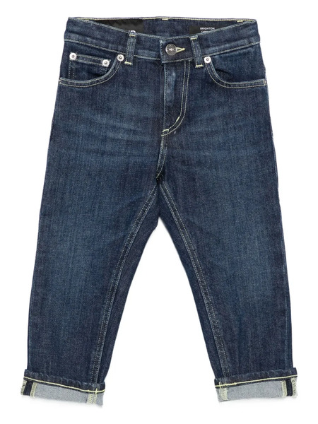  Dondup Kids Logo-patch Jeans - Blue 