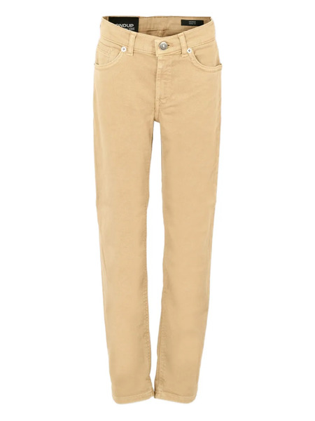  Dondup Kids Logo-patch Trousers - Neutrals 