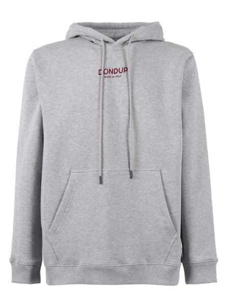  Dondup Kids Logo-print Cotton Hoodie - Grey 