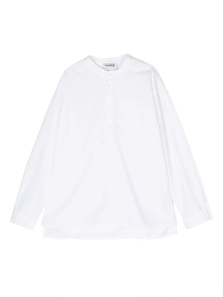  Dondup Kids Long-sleeve Cotton Shirt - White 