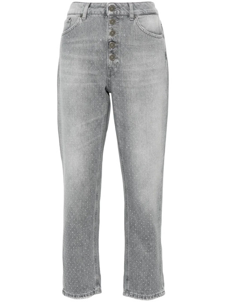  Dondup Koons Stud-embellished Jeans - Grey 