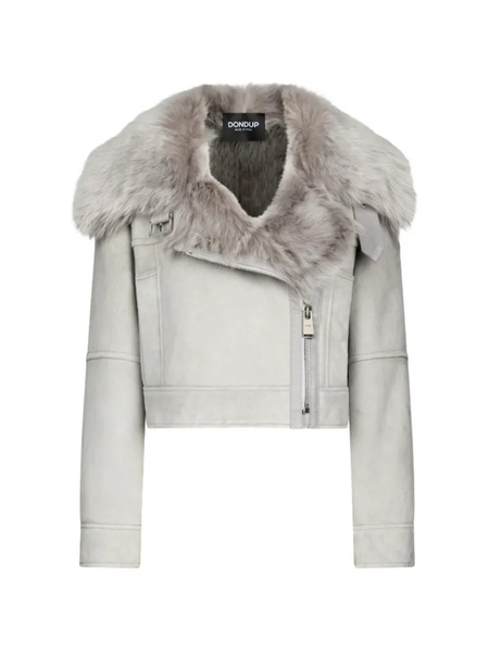  Dondup Leather Jacket - Grey 