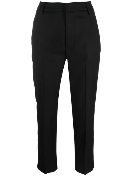  Dondup Low-rise Tailored Cropped Trousers - Black 