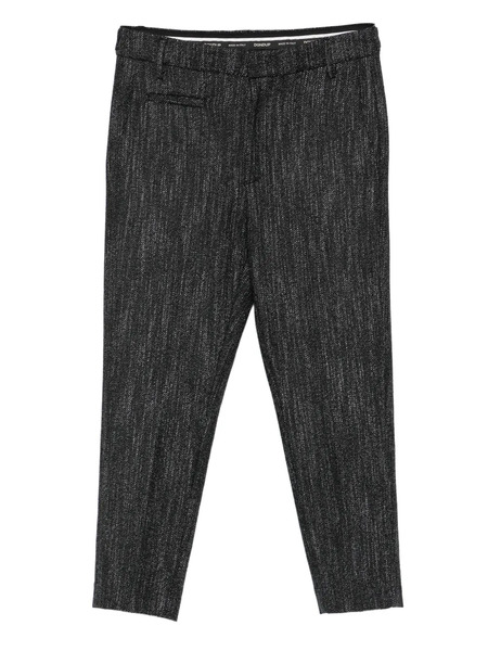  Dondup Metallic-detail Trousers - Black 