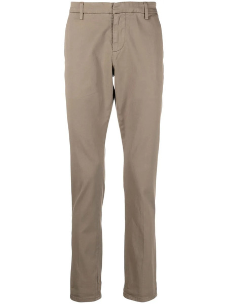  Dondup Mid-rise Cropped Chinos - Neutrals 