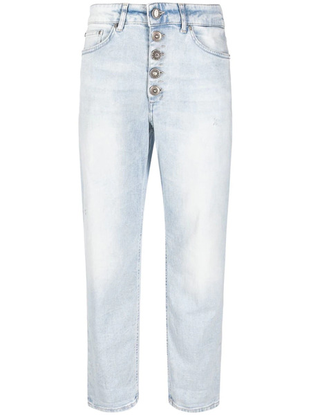  Dondup Mid-rise Cropped Jeans - Blue 