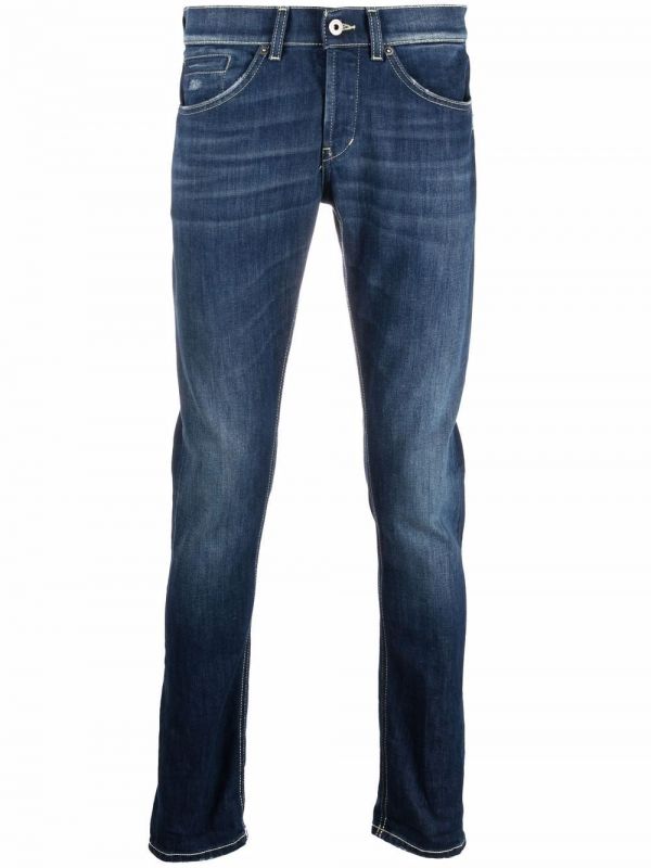  Dondup Mid-rise Slim-fit Jeans - Blue 