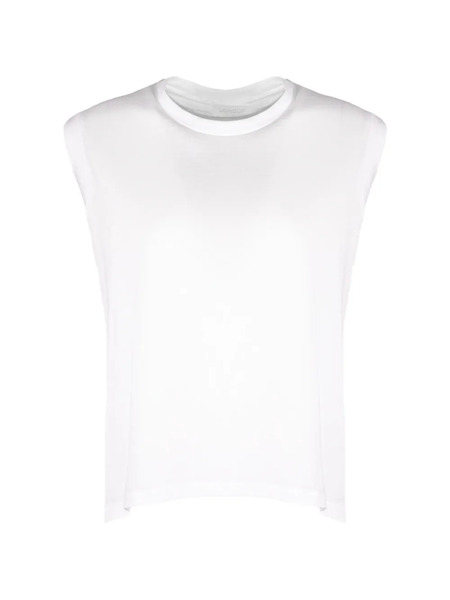  Dondup Open-back Crew-neck T-shirt - White 