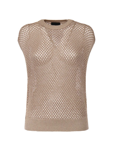  Dondup Open Knit Sweater - Brown 