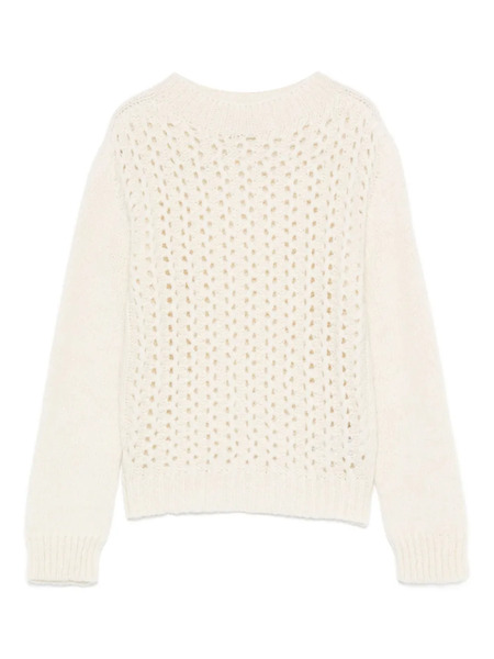  Dondup Open-knit Sweater - White 